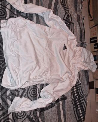 Felpa con Cappuccio Adidas Bianca – Taglia L