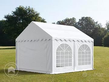 Gazebo bianco PVC 750 - 3x3m