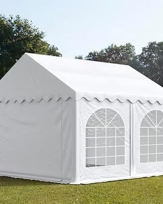 Gazebo bianco PVC 750 - 3x3m