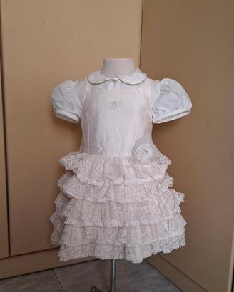 Set Cerimonia Bimba Seta e Pizzo - Piccolissimi 