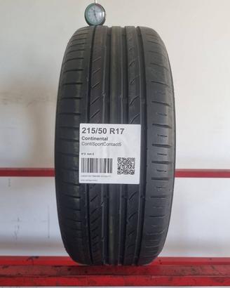 Gomme Usate Continental 215 50 17 Guarda Catalogo
