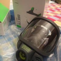 maschera  + filtro rischio chimico