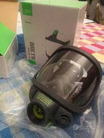 maschera  + filtro rischio chimico