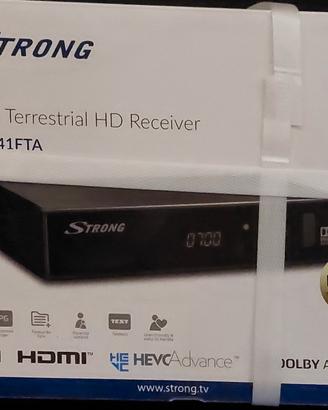Decoder digitale terrestre Dvb-T2 Strong SRT8541F