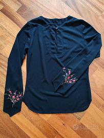 Maglia Camicia ricamata - Taglia S