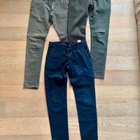 Pantaloni uomo leggeri slim fit