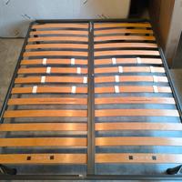 Rete con doghe in legno 