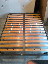 Rete con doghe in legno 