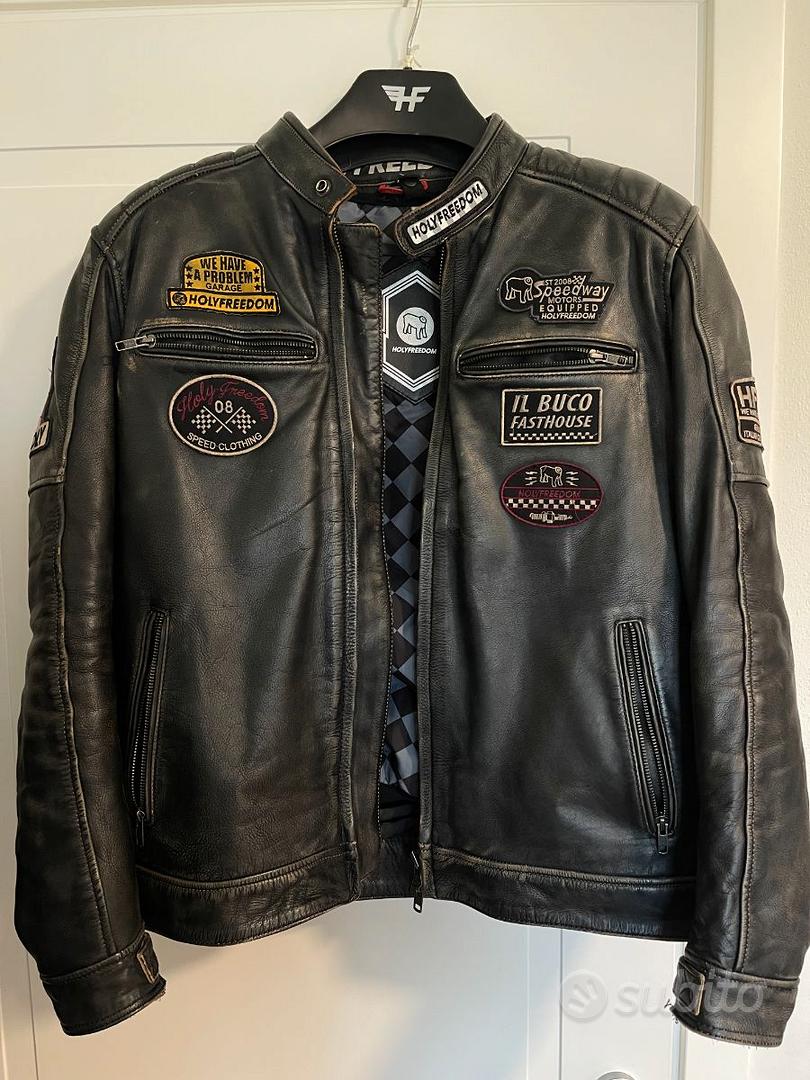 Holy Freedom Giacca Moto Tessuto O Pelle Giacca Pelle Moto Holy