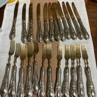 Set posate vintage argento 800