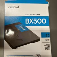 Hard disk ssd 1tb crucial 2,5 muovo sigillato