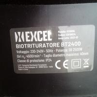 Biotrituratore elettrico in garanzia