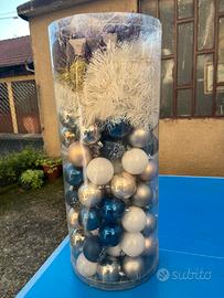 Decorazioni natalizie palline stelle filanti ecc