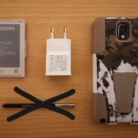 Caricabatterie, batterie, cover Galaxy Note 3