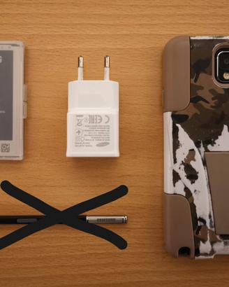 Caricabatterie, batterie, cover Galaxy Note 3