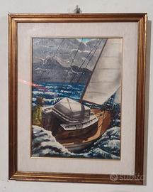 Dipinto su tela con certificato d'autore