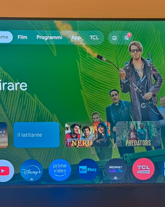 Smart TV 43" TCL QLED 4K  garanzia- Google tv