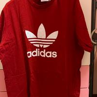 Maglietta rossa adidas