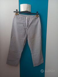 PANTALONI NORTH SAILS a righe  taglia 40 con 2 tas