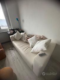 Divano bianco 180 x 90 x 67 cm