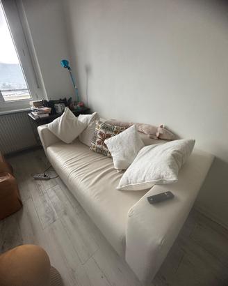 Divano bianco 180 x 90 x 67 cm