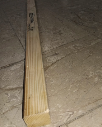 Listelli in legno 80 cm – fai da te