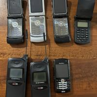 Telefoni vintage blackberry e motorola