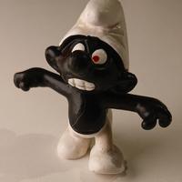 puffo arrabbiato nero