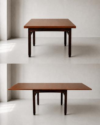 Tavolo a libro in teak Mid-Century anni ’60