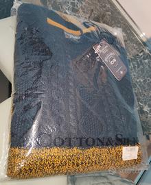 Maglione uomo Cotton & Silk taglia XXL Nuovo! 