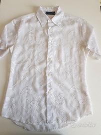 Camicia bianca trasparente L