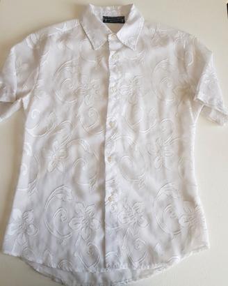 Camicia bianca trasparente L