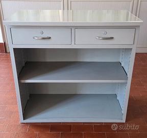 Banco da lavoro in ferro con cassetti – molto robu