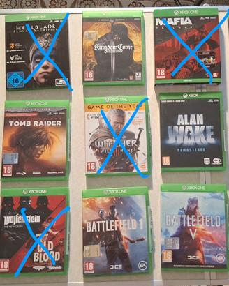 Lotto 8 Giochi Xbox One - Perfetti /Anche Singoli