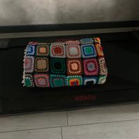 Coperta in lana fatta a mano e cucita a mano