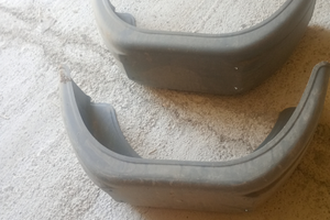 Coppia parafango per carrello barca