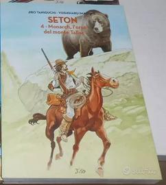 Libro Fumetto Manga Seton 4 collana Jiro Taniguchi