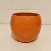 Vaso arancione in ceramica 