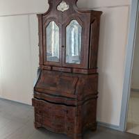 Trumeau antico in radica di noce '900