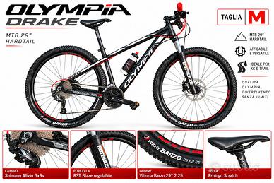 Olympia Drake MTB 29” taglia M – Shimano Alivio 3x