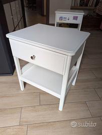 1 o 2 comodini TYSSEDAL bianchi