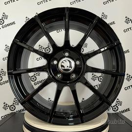 4 Cerchi in lega Skoda Fabia Praktik Rapid da 17