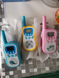 WALKIE TALKIE per bambini