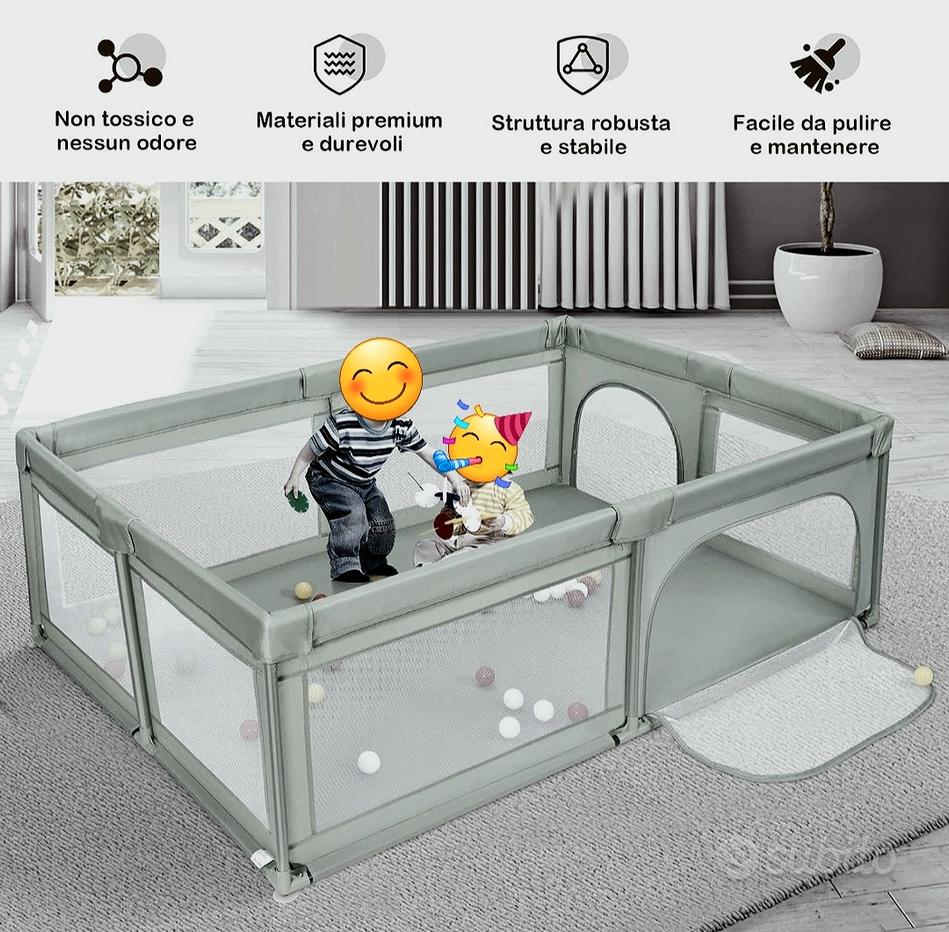 Box grigio bambini unisex + 10 maniglie colorate - Tutto per i