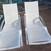 lettini da spiaggia come nuovi 