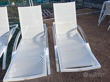 lettini da spiaggia come nuovi 