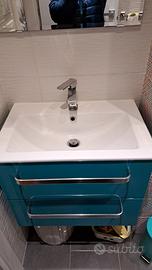 Mobili bagno laccato blu Puntotre arredamenti