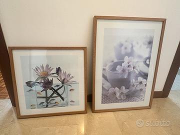 Quadri con foto floreali