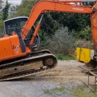 Miniescavatore 72ql Fiat Hitachi Zaxis 70LC+2 benn