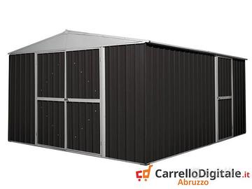 Box prefabbricato in acciaio 360x430cm nero